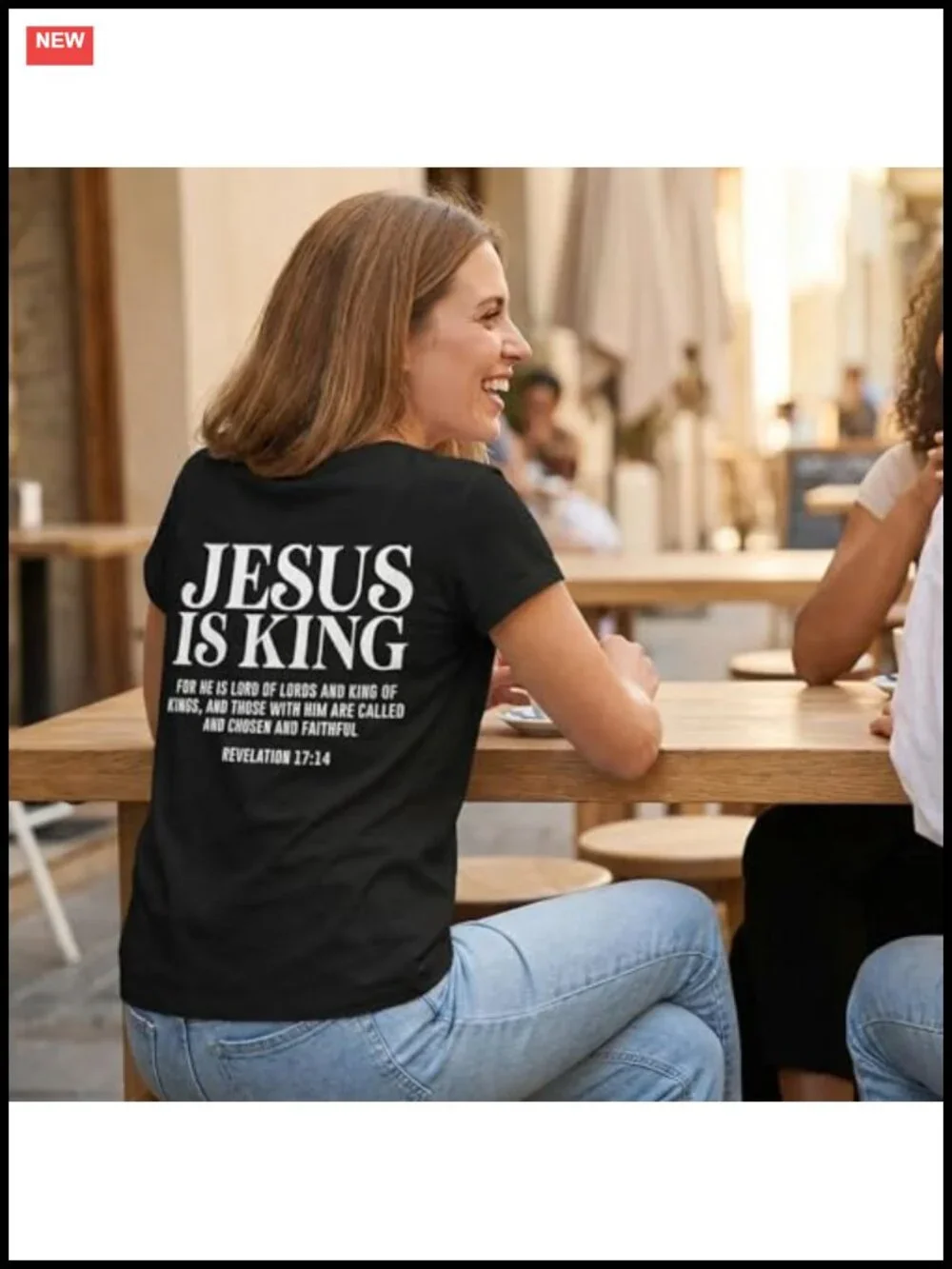 Faith T-Shirt V-Neck Cotton Inspirational Religious Tee Women